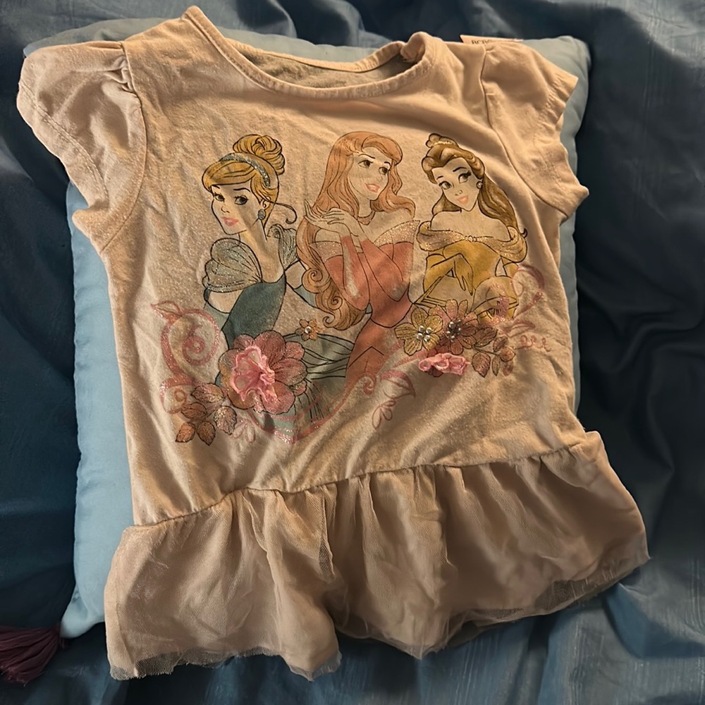 Little girls Disney princess shirt